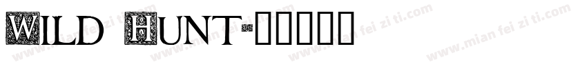 Wild Hunt字体转换